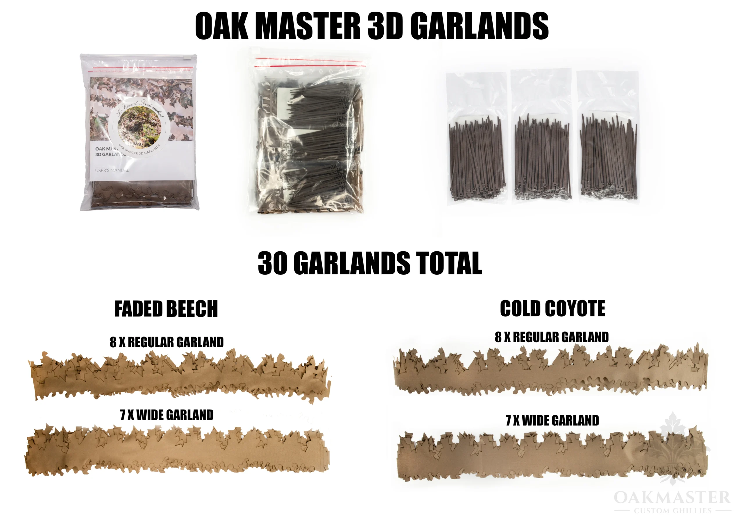 OAK MASTER 3D GARLANDS